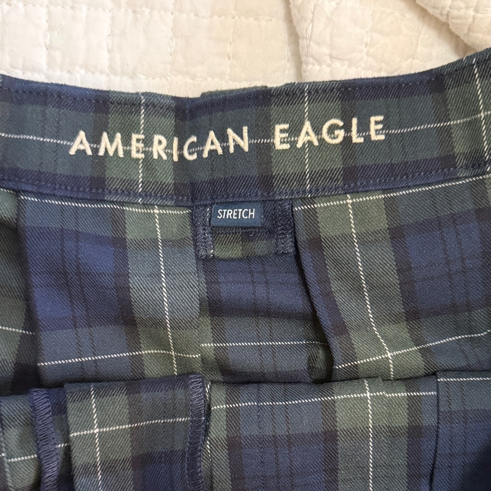 American Eagle Outfitters Tartan Mini Skirt in Blue and Green - Picture 2 of 3